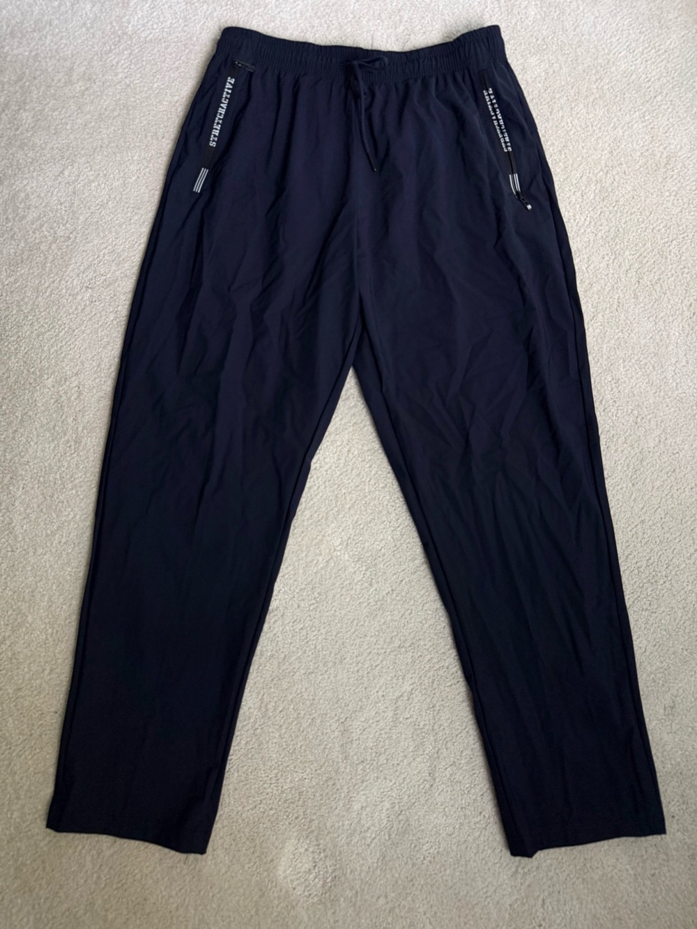 Everyday Navy Women's Track Pants with Zip Pockets